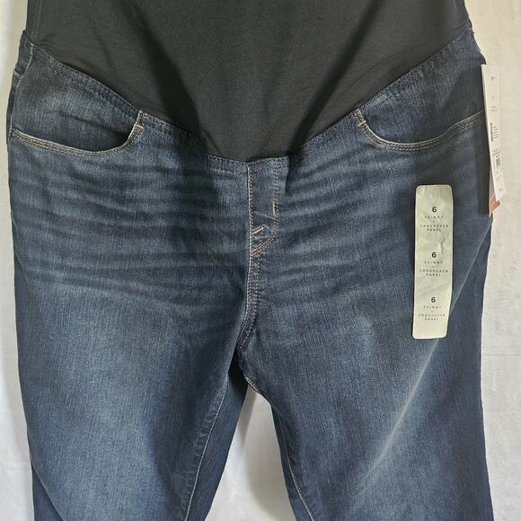 NWT Isabel Maternity Womens Jeans 6 Skinny Super Stretch Back Support 29 inseam - Picture 2 of 15